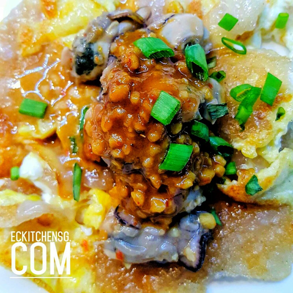 Fried Oyster Omelette (Orh Jian 蚵仔煎) - Crispy or Gooey Or Both? 