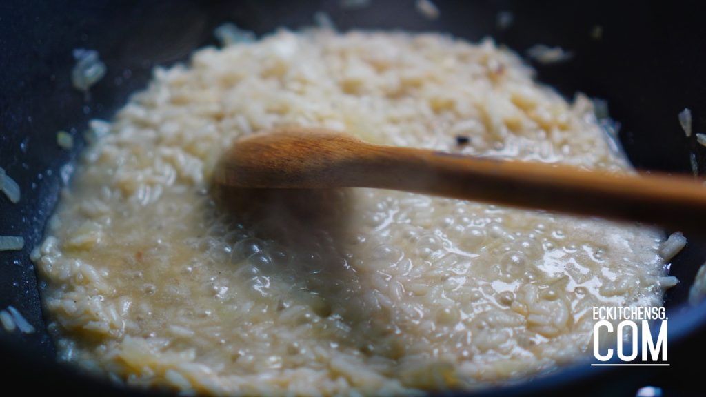 Scallop Bacon Risotto with Garlic Parsley Butter eckitchensg